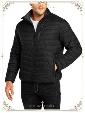 Lightweight Packable Puffer Jacket Water-Resistant Winter Coat